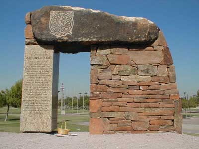 South side of Irish Monument Phoenix, AZ